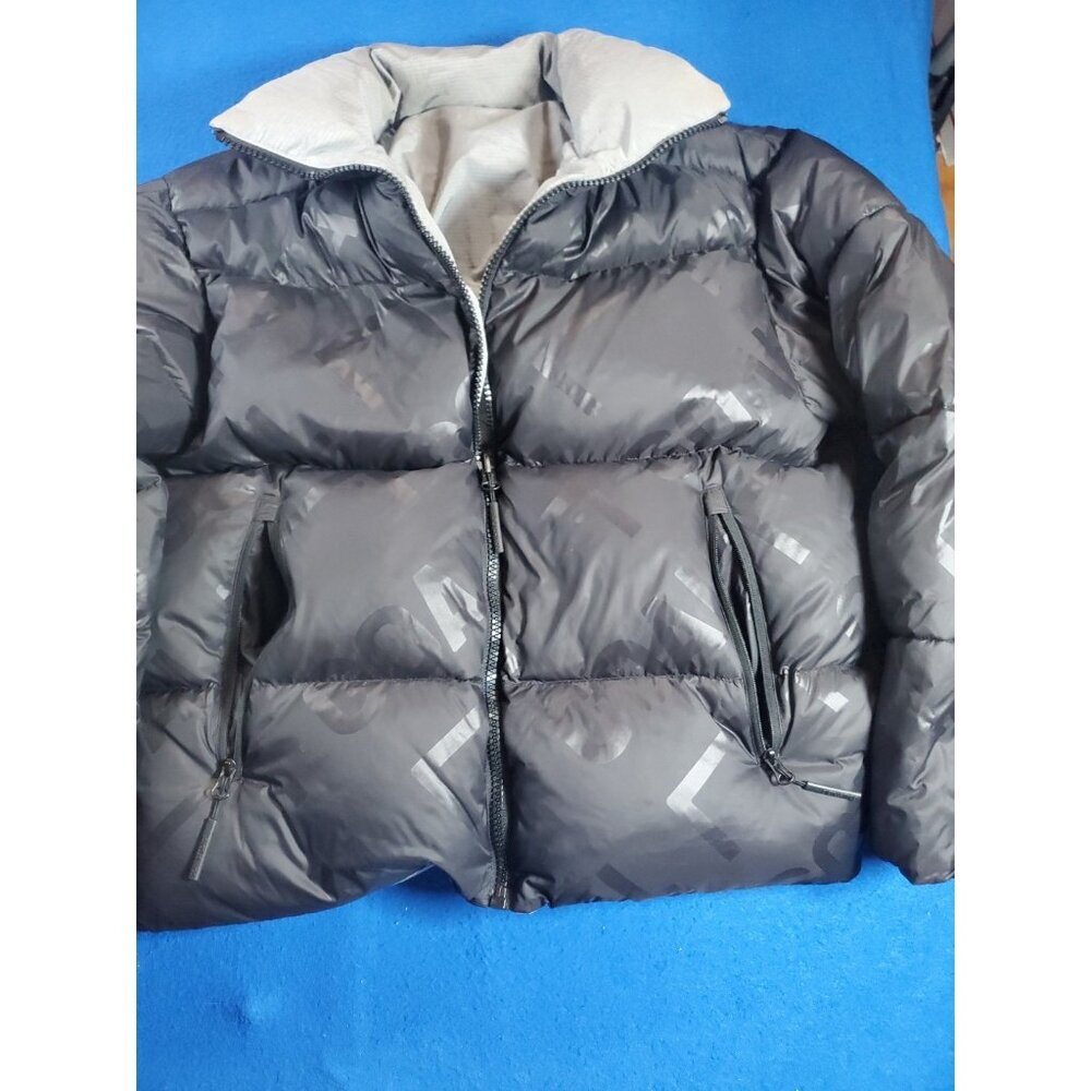Global Studio  Black OVERSIZED Puffer Coat Men's Medium - Picture 15 of 16